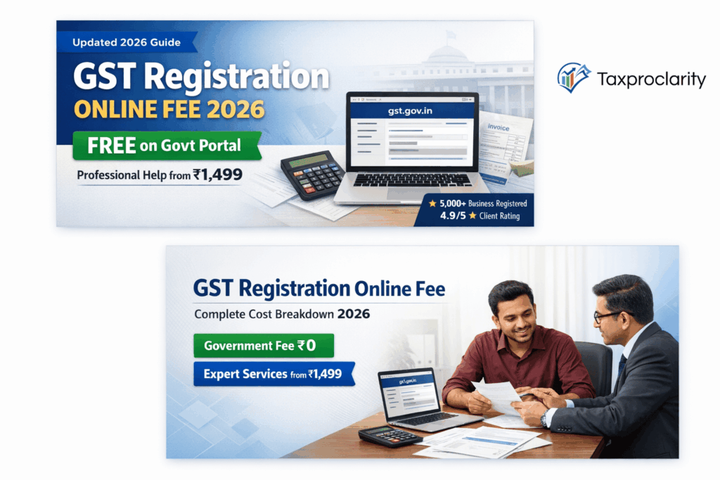 GST Registration Online Fee